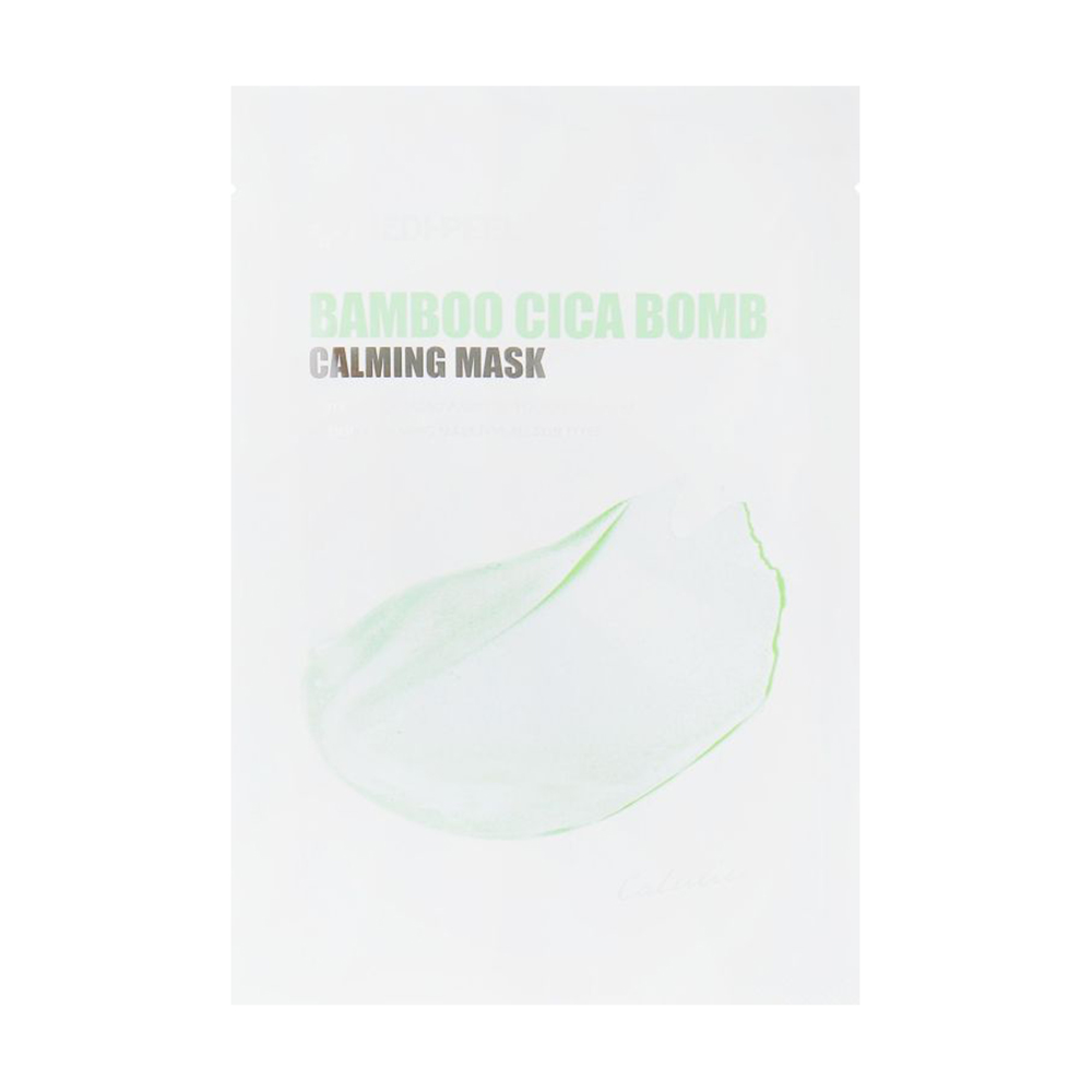 Тканинна заспокійлива маска для обличчя Medi-Peel Bamboo Cica Bomb Calming Mask, 25 мл